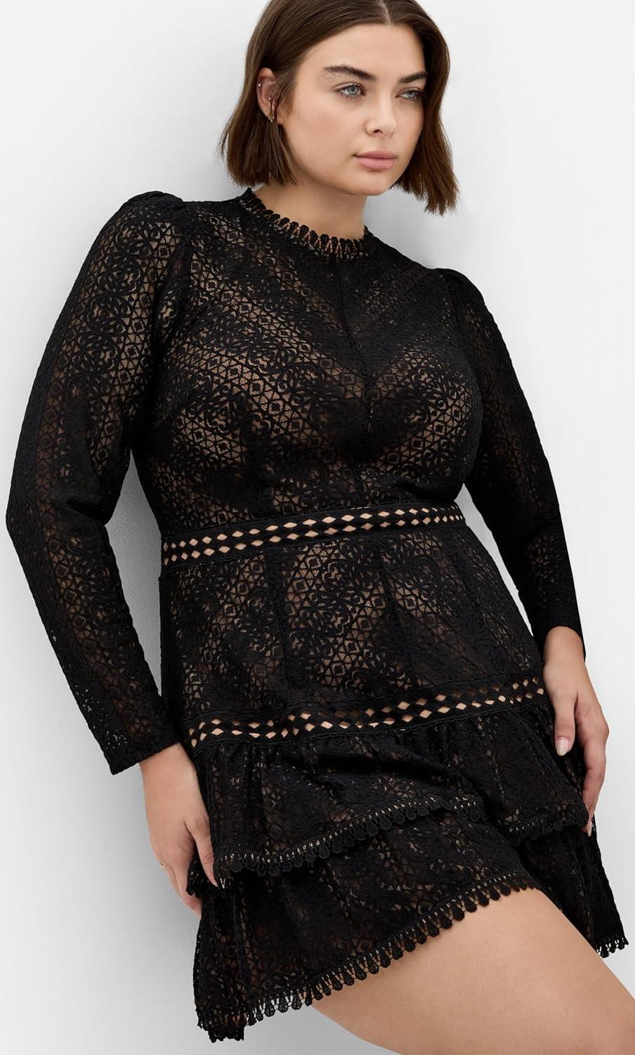 image:imageCity Chic Womens Dress Gabriella LaceBlack
