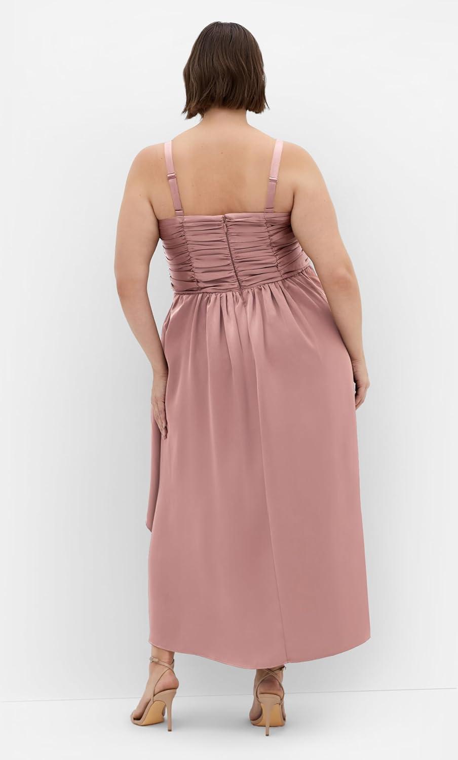 image:imageCity Chic Womens Plus Size Cocktail Dress AniaAntique Rose