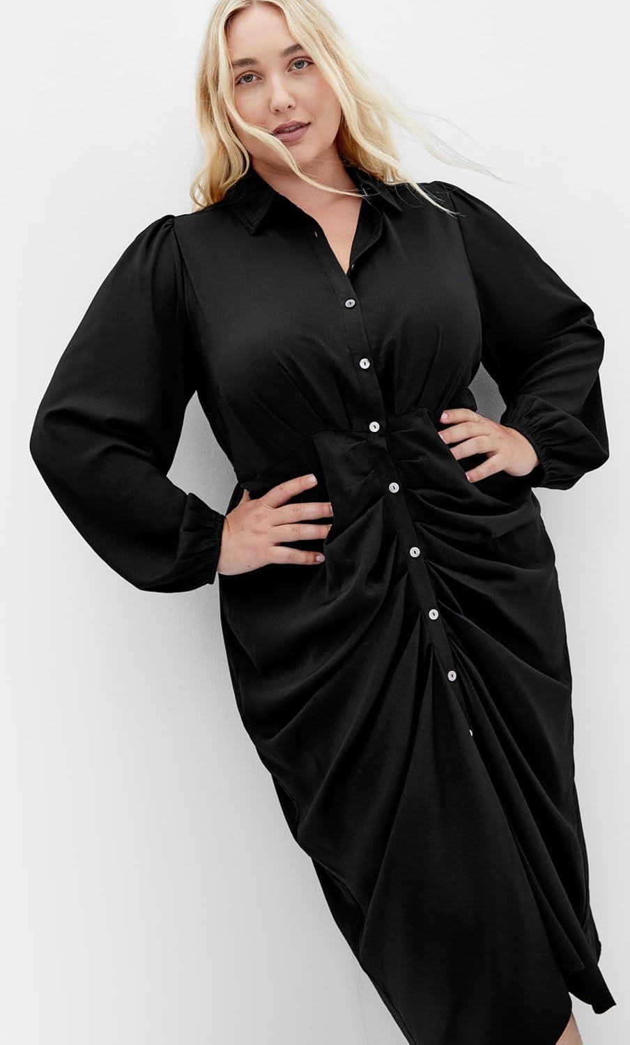 image:imageCity Chic Womens Plus Size Dress LiannaBlack
