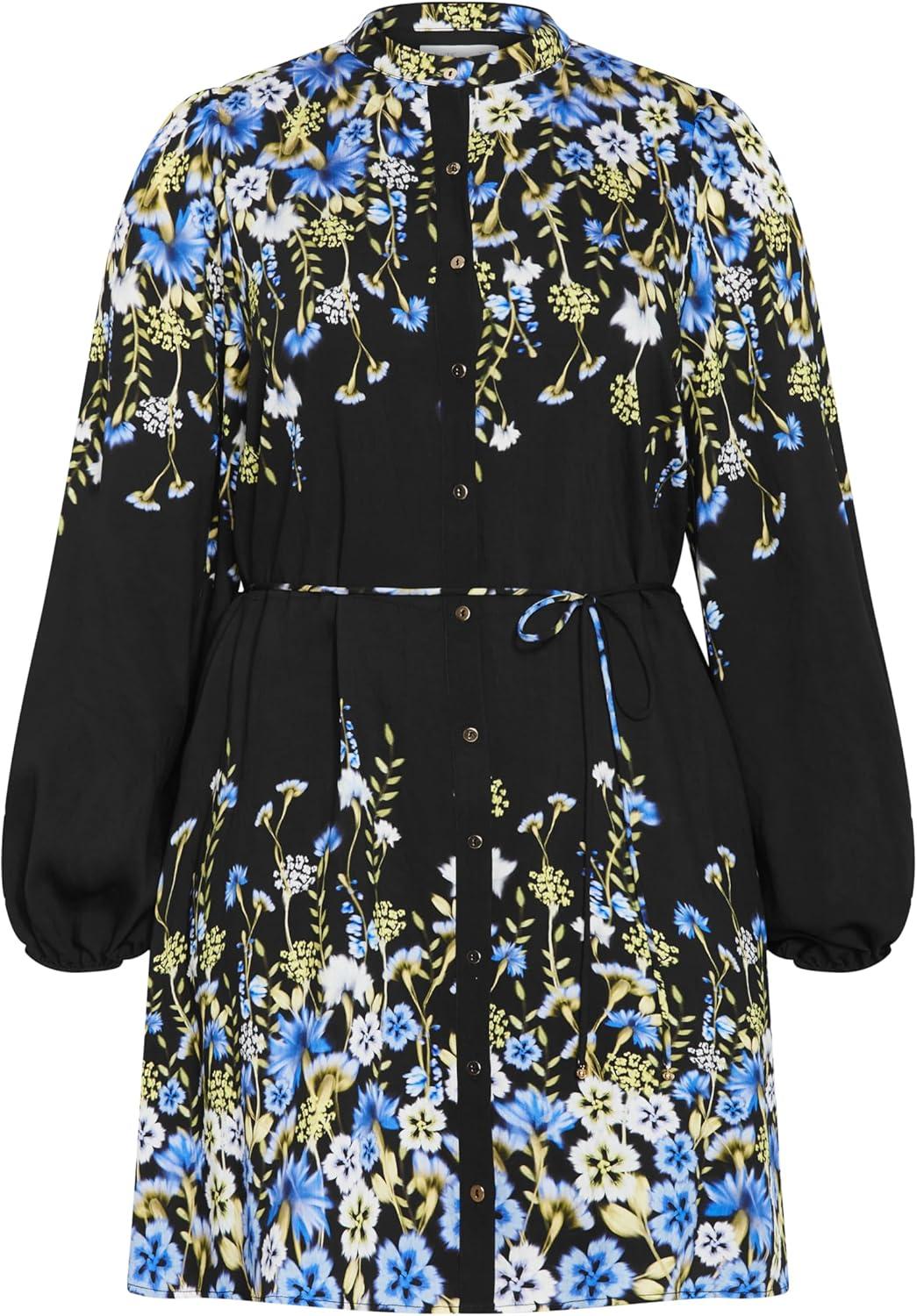 image:imageCity Chic Womens Plus Size Dress LillianaMeadow Black
