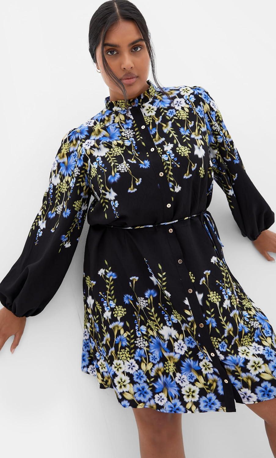 image:imageCity Chic Womens Plus Size Dress LillianaMeadow Black