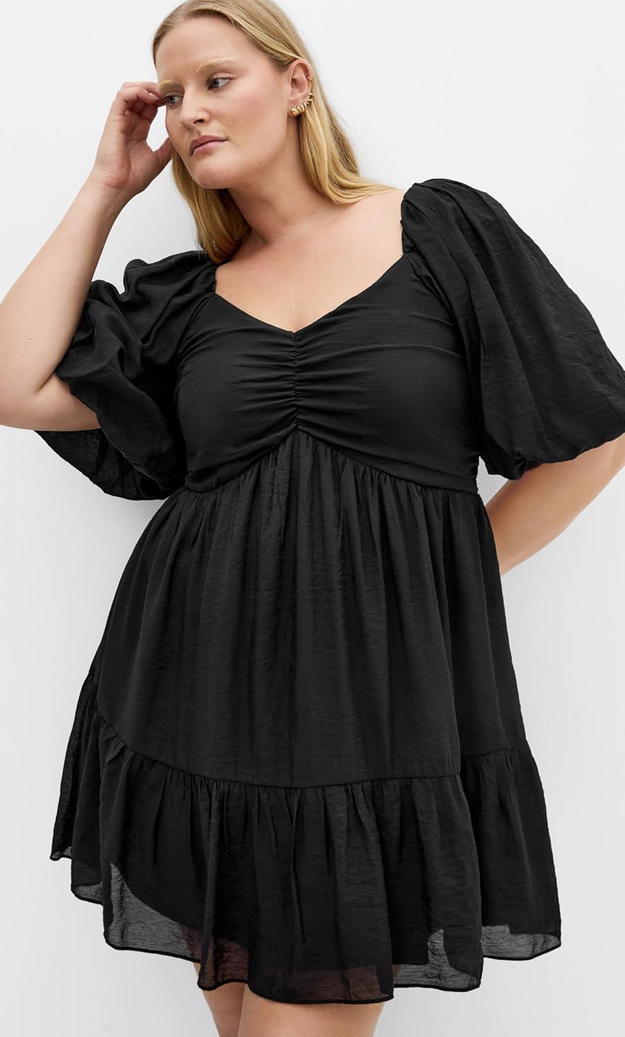 image:imageCity Chic Womens Plus Size Dress MarcyBlack