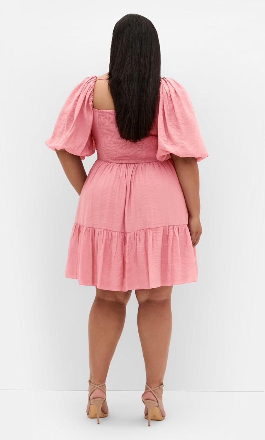 image:imageCity Chic Womens Plus Size Dress MarcyDeep Rose