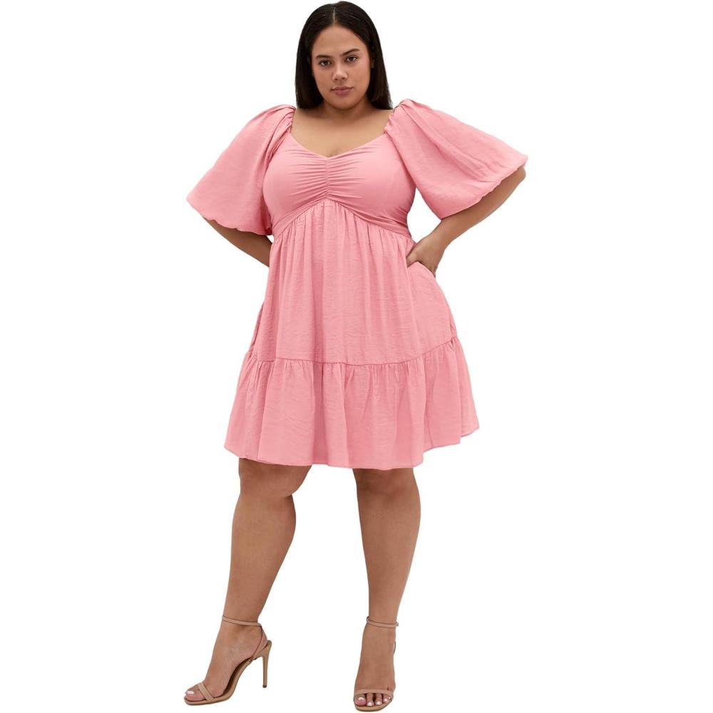 image:imageCity Chic Womens Plus Size Dress MarcyDeep Rose