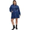 image:imageCity Chic Womens Plus Size Dress  Liora Denim MiniDark Denim