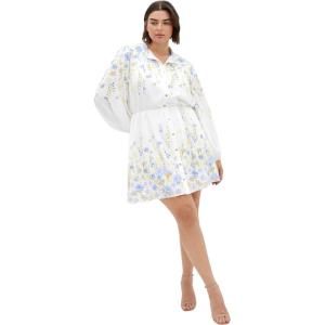 City Chic Women’s Plus Size Dress – Lilliana(Meadow Ivory)