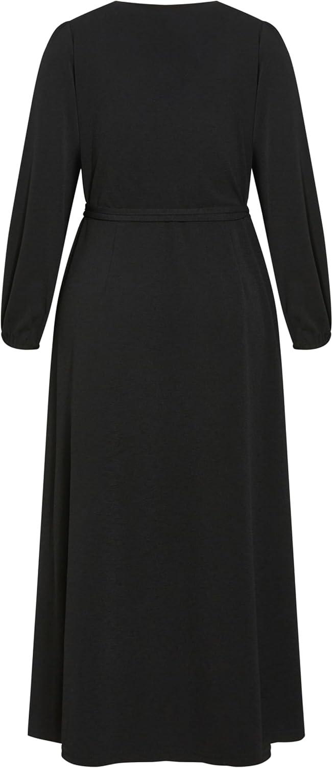 image:imageCity Chic Plus Size Dress Wrap Hayden DressBlack