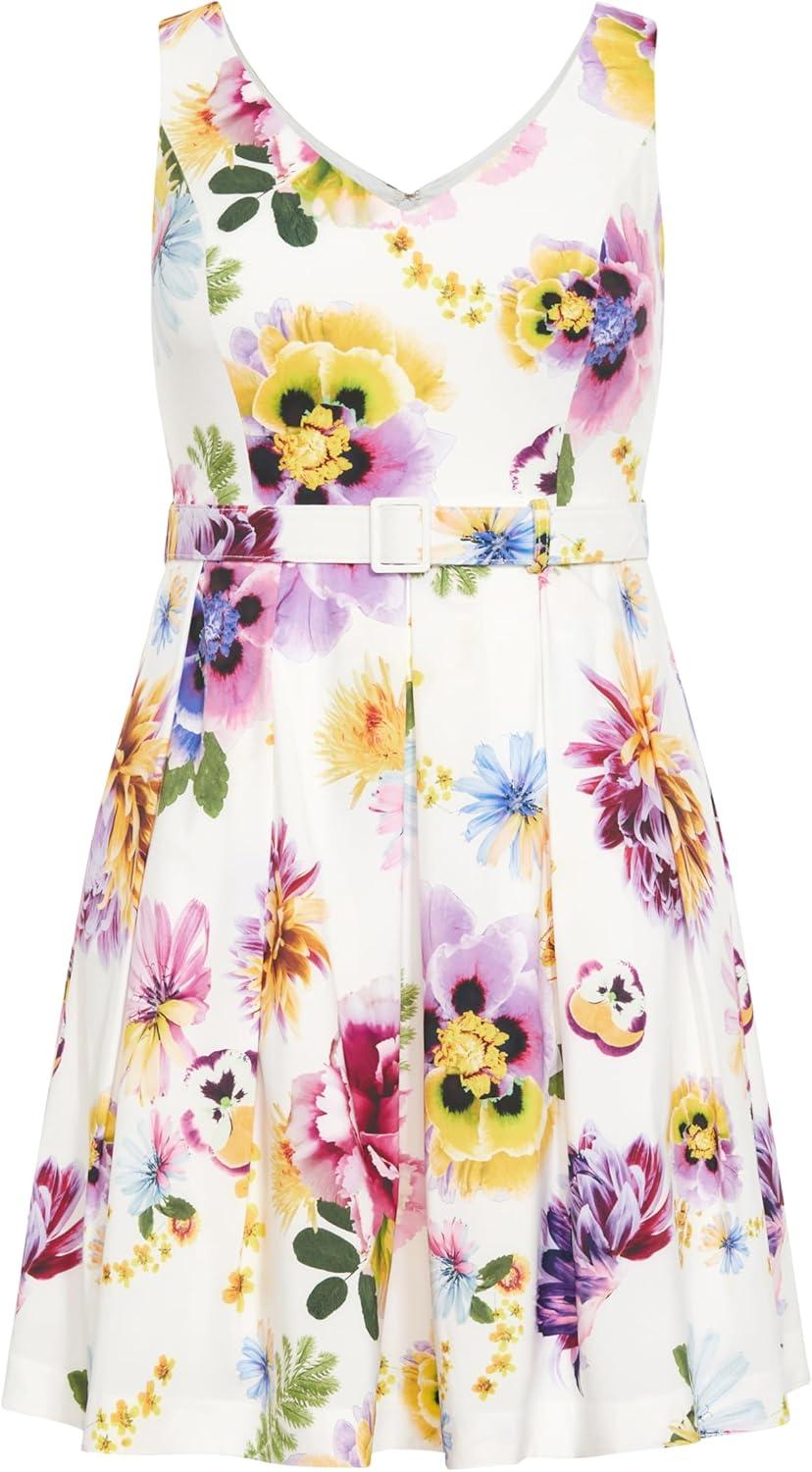 image:imageCity Chic Plus Size Dress Belted Faye Dress