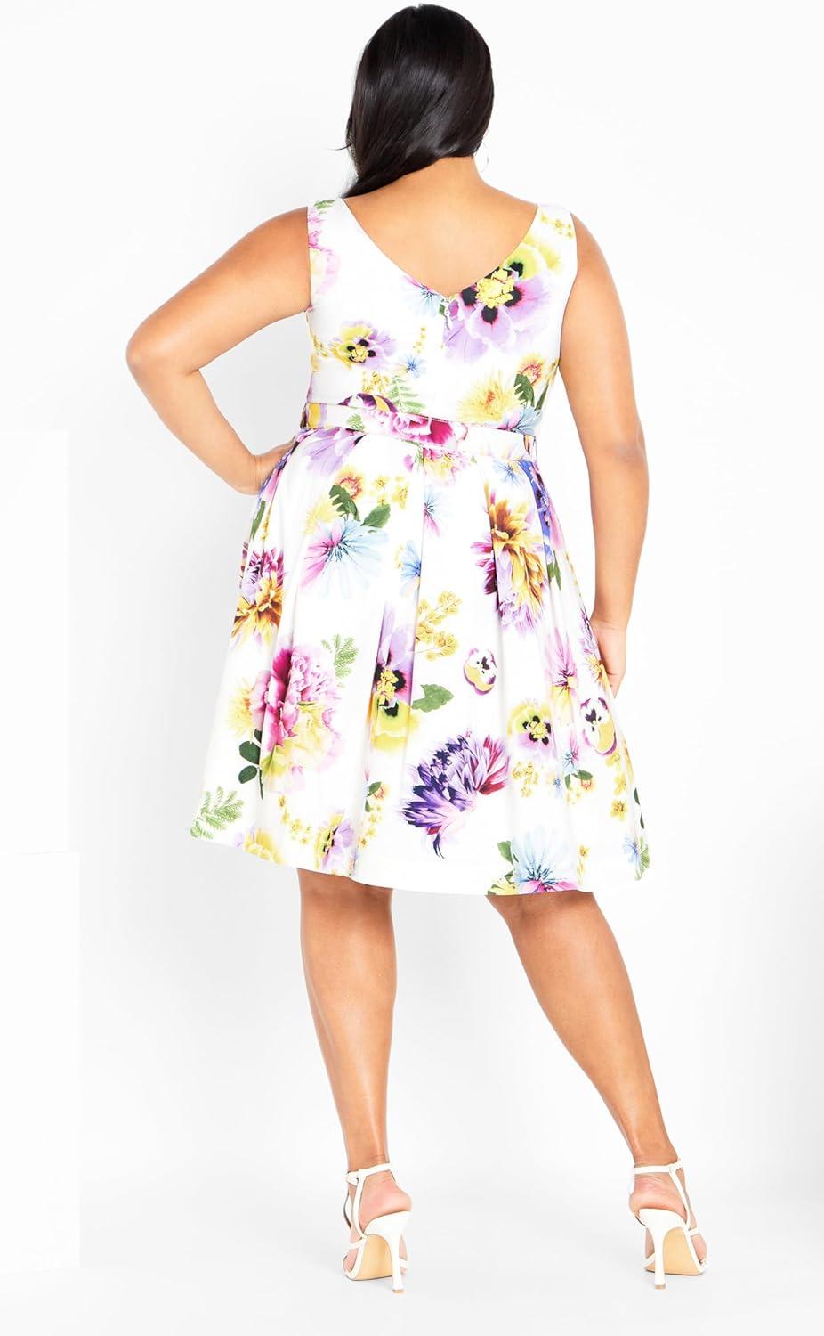 image:imageCity Chic Plus Size Dress Belted Faye Dress