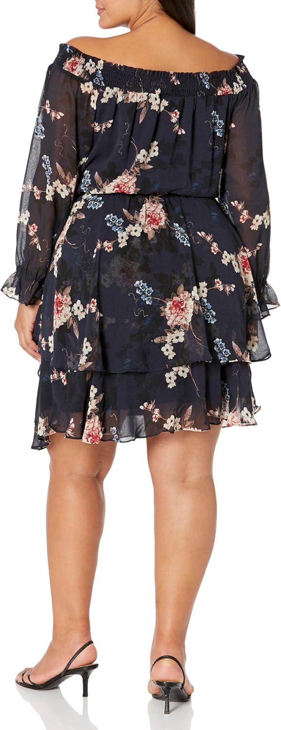 image:imageCity Chic Plus Size Dress Odette DressNavy Bluebell