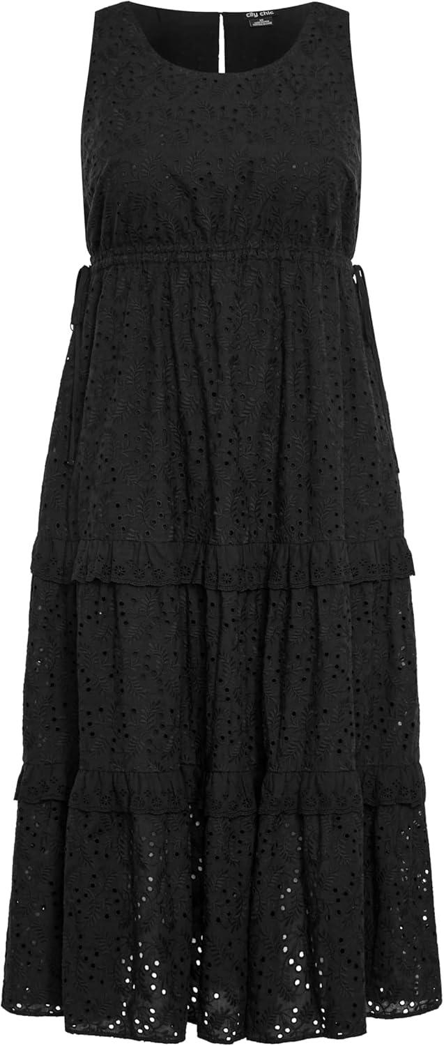image:imageCity Chic Womens Plus Size Bridie DressBlack
