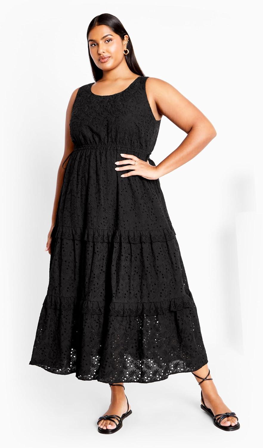 image:imageCity Chic Womens Plus Size Bridie DressBlack