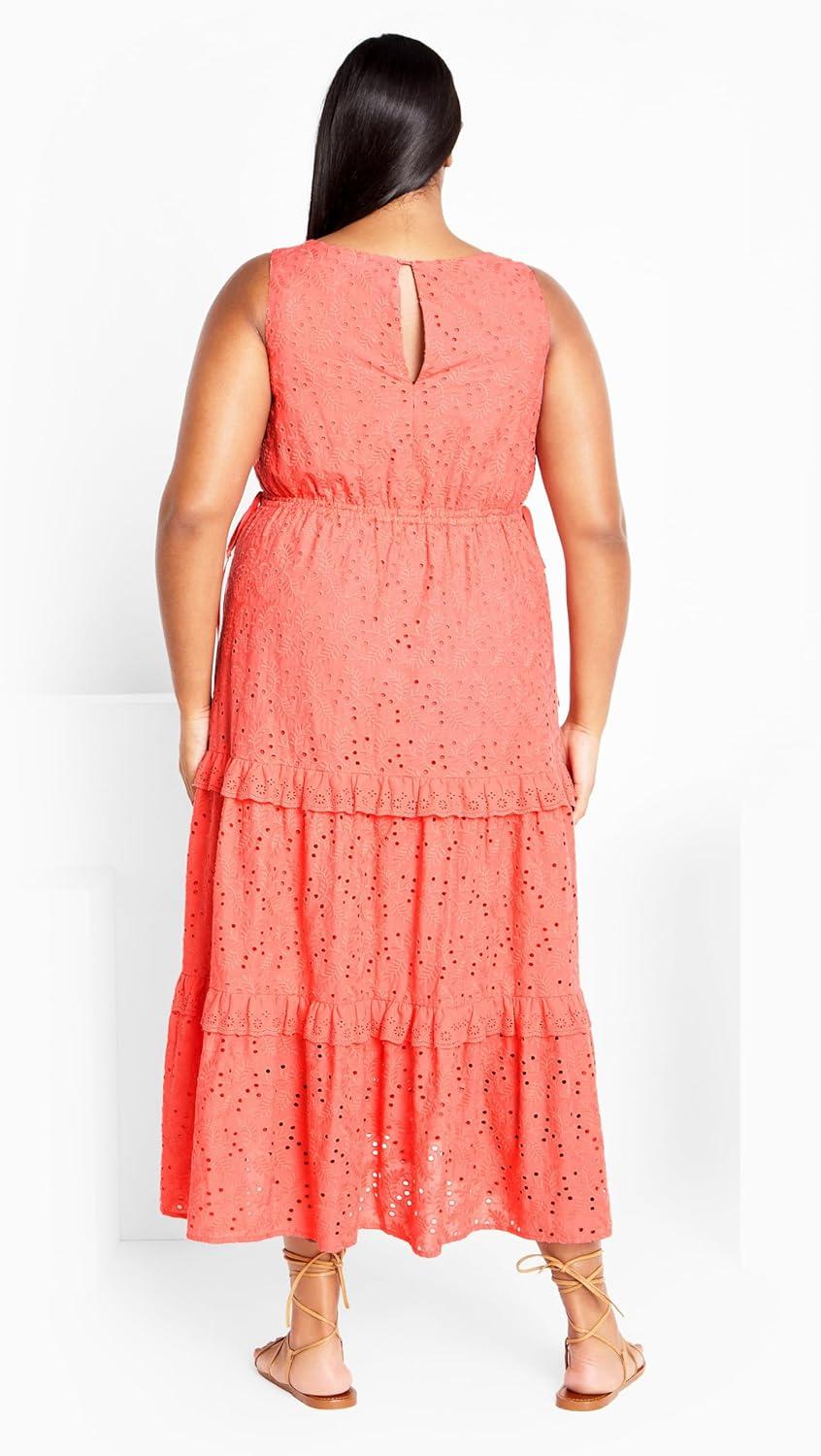 image:imageCity Chic Womens Plus Size Bridie DressSugar Coral
