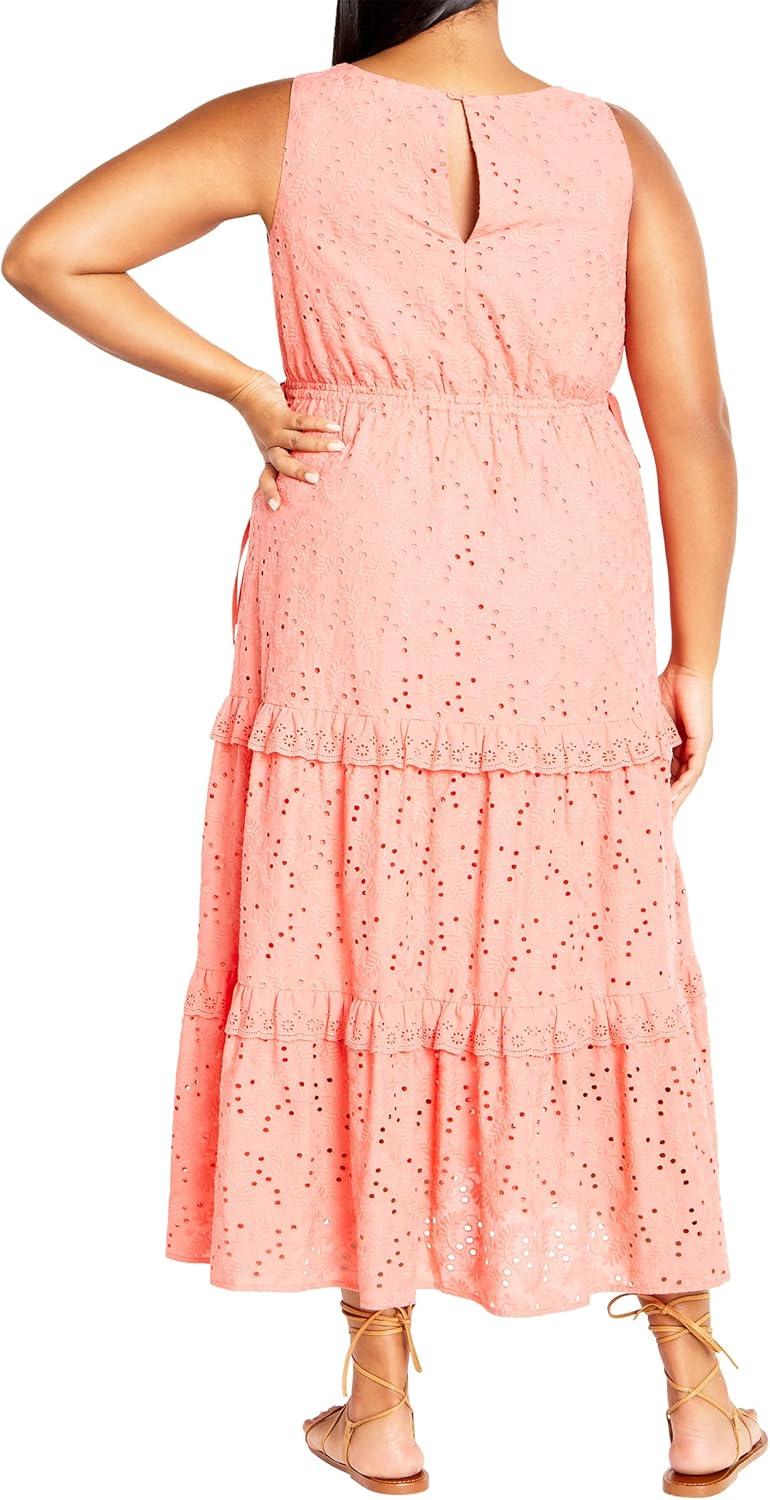 image:imageCity Chic Womens Plus Size Bridie DressSugar Coral