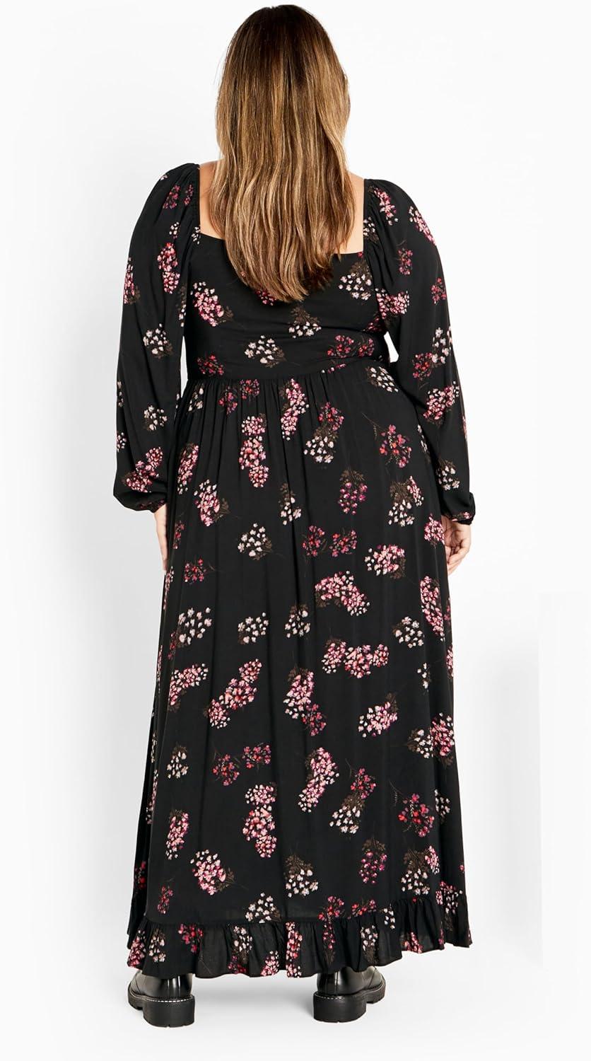 image:imageCity Chic Womens Plus Size Kylie JumpsuitCassie Floral