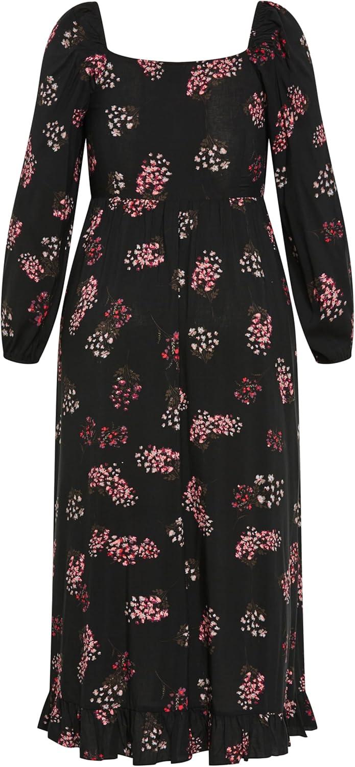 image:imageCity Chic Womens Plus Size Kylie JumpsuitCassie Floral
