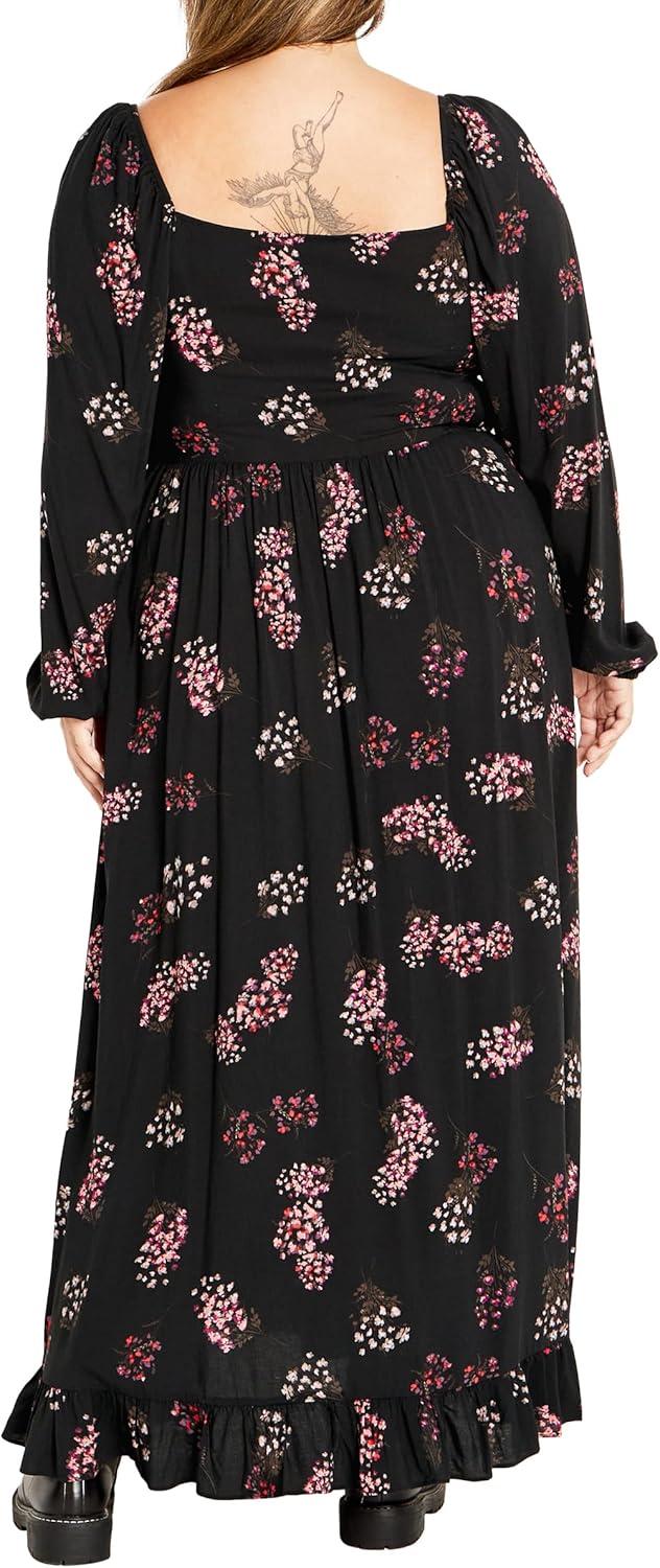image:imageCity Chic Womens Plus Size Kylie JumpsuitCassie Floral