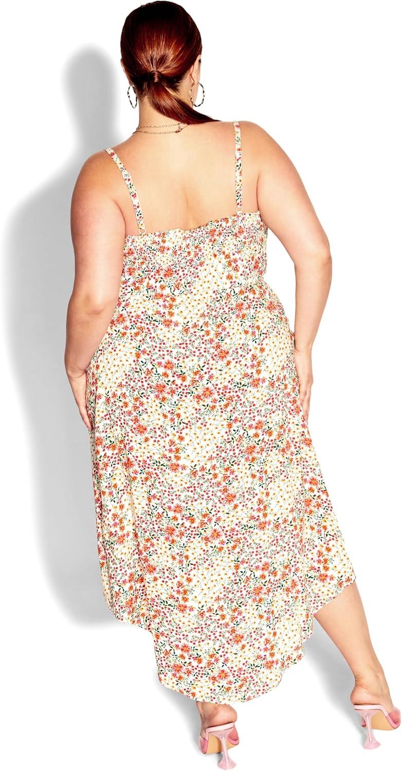 image:imageCity Chic Womens Tamika Print DressFloral Breeze