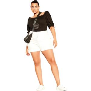 CITY CHIC Plus Size Shorts, High Waist Short