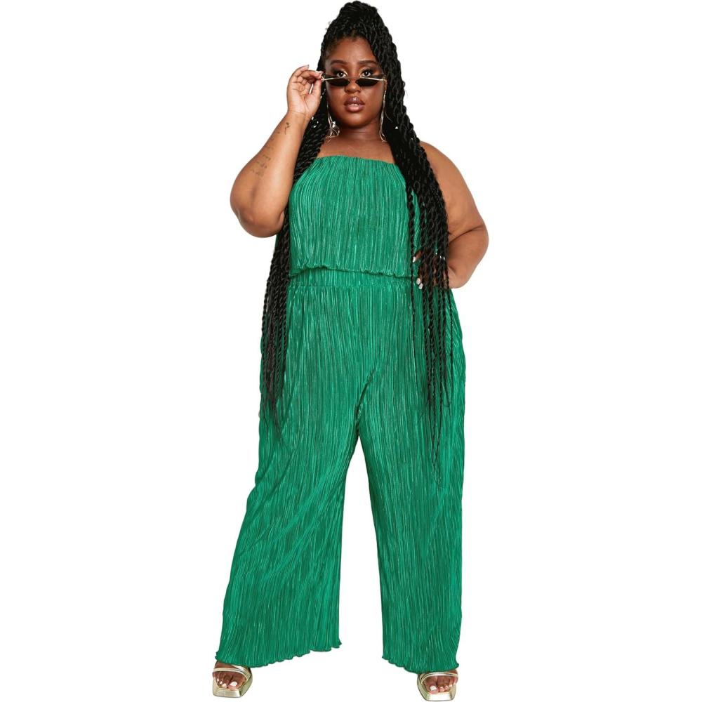 image:imageCity Chic Womens Hailee JumpsuitGreenstone