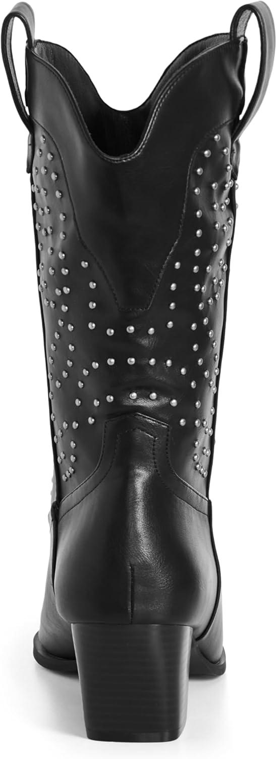 image:imageCity Chic Womens Boot WIDE FIT Western EdgeBlack