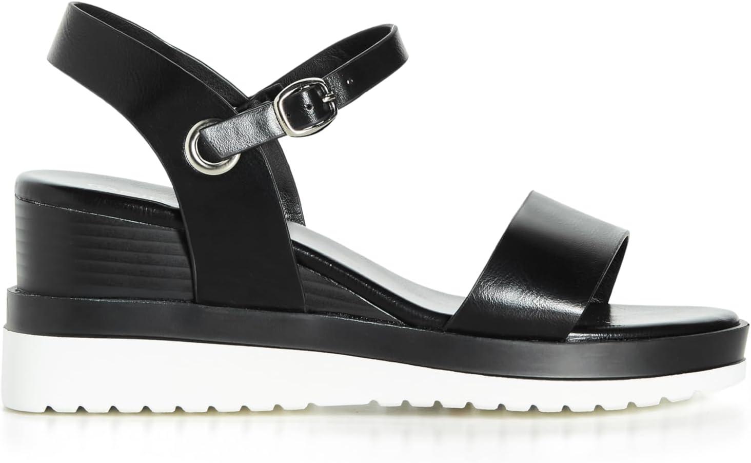 image:imageCity Chic Womens Wide Fit Wild Side WedgeBlack