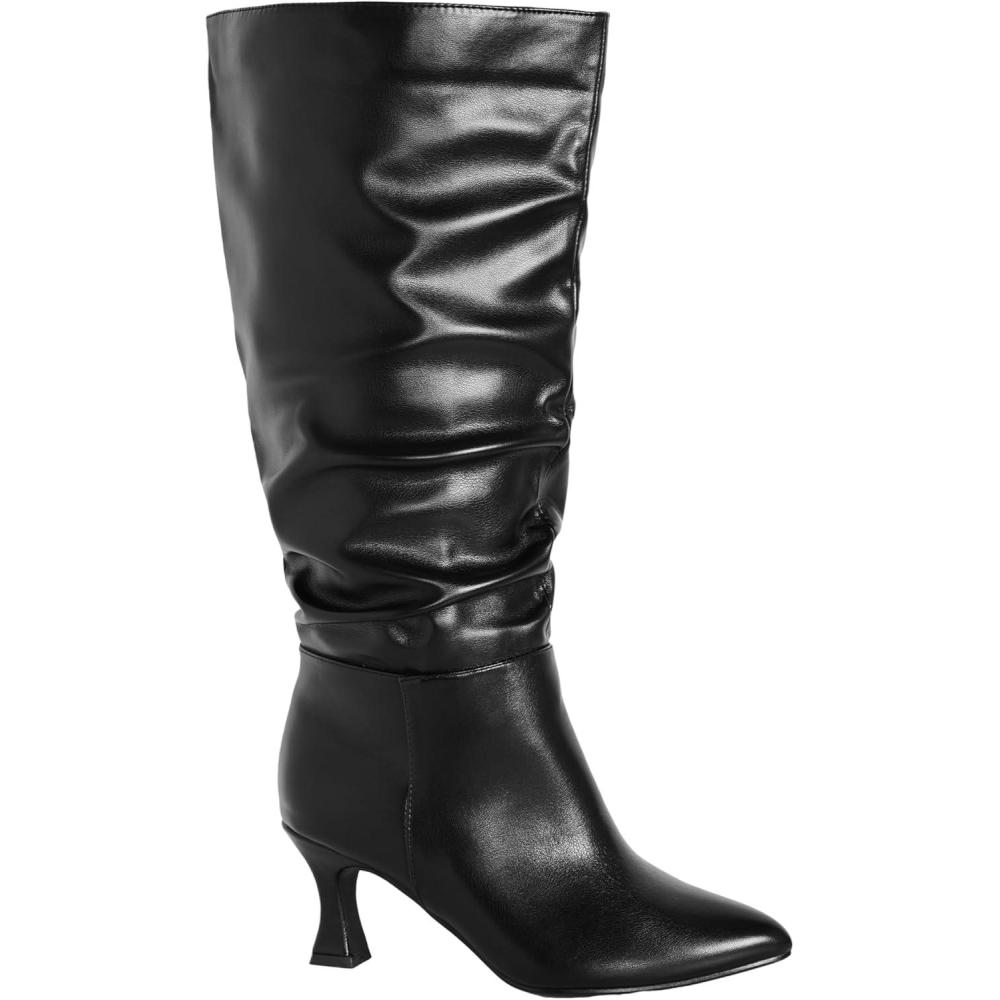 image:imageCity Chic Womens Boot  WIDE FIT LisaBlack