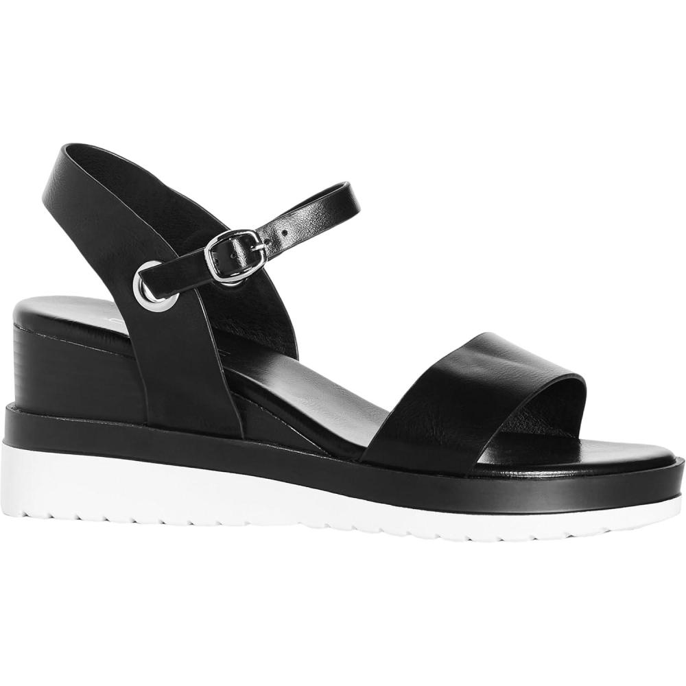 image:imageCity Chic Womens Wide Fit Wild Side WedgeBlack