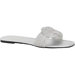 City Chic Sparkle Slide(Silver)