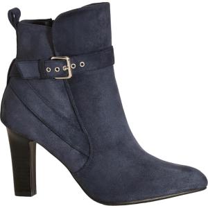 City Chic Women’s Boot – WIDE FIT Tara Ankle, Black(Blueberry)