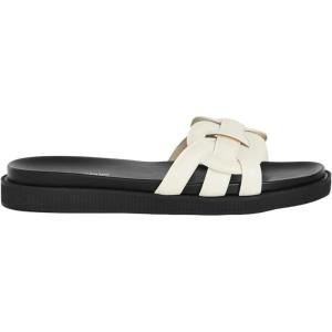 City Chic Women’s Wide Fit Slide Sandals – Star Weave(Cream)