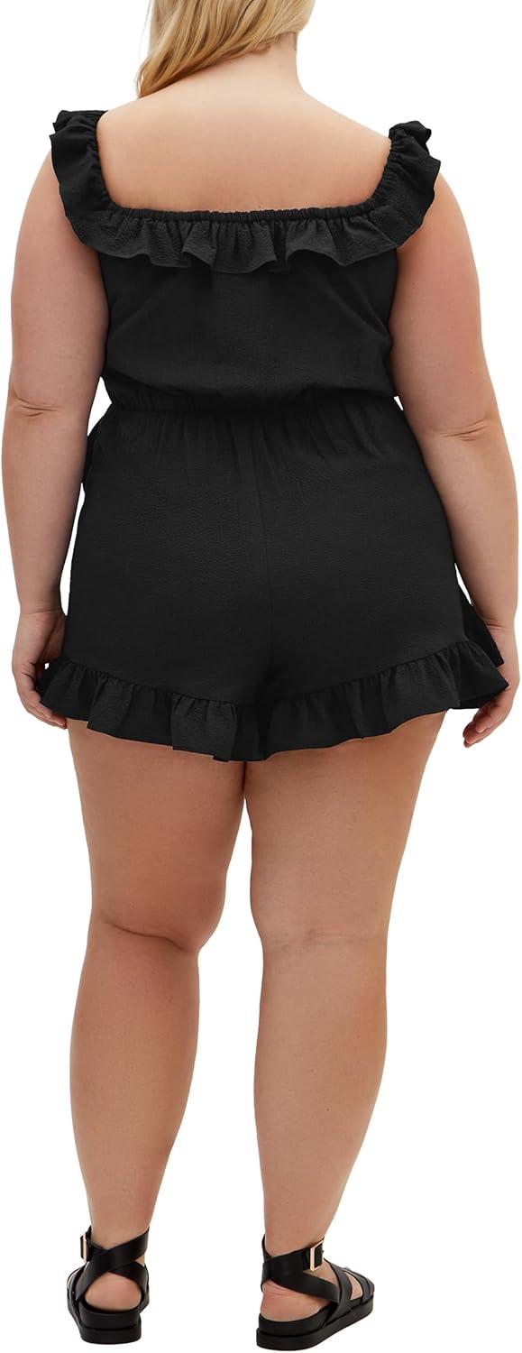image:imageCity Chic Womens Plus Size Christa PlaysuitBlack