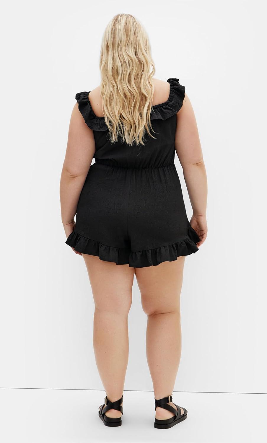 image:imageCity Chic Womens Plus Size Christa PlaysuitBlack