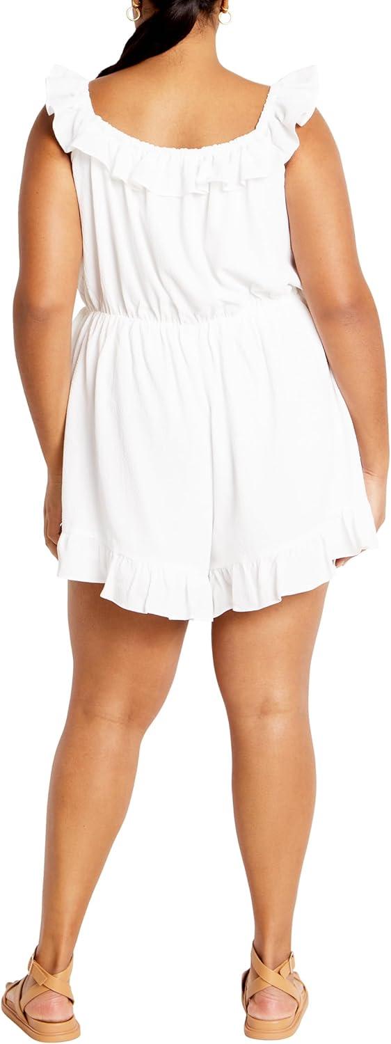 image:imageCity Chic Womens Plus Size Christa PlaysuitIvory
