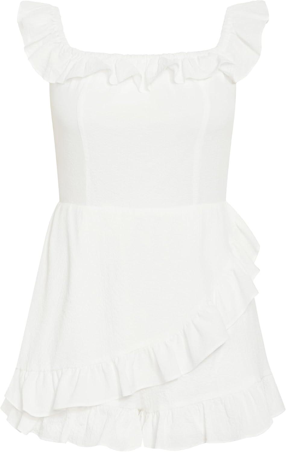 image:imageCity Chic Womens Plus Size Christa PlaysuitIvory