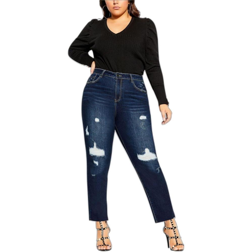 image:imageCity Chic Womens DetailDark Denim