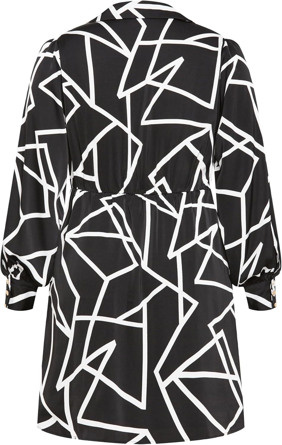 image:imageCity Chic Womens Plus Size Dress Frances PRTGeo Prt