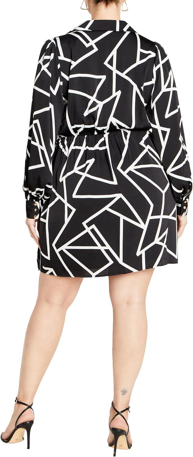 image:imageCity Chic Womens Plus Size Dress Frances PRTGeo Prt