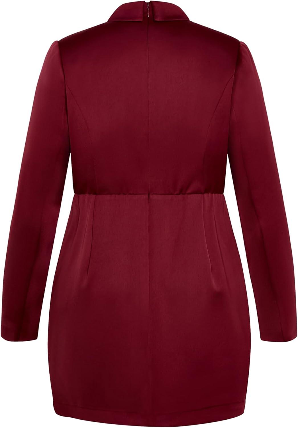 image:imageCity Chic Womens Plus Size Elora DressBerry
