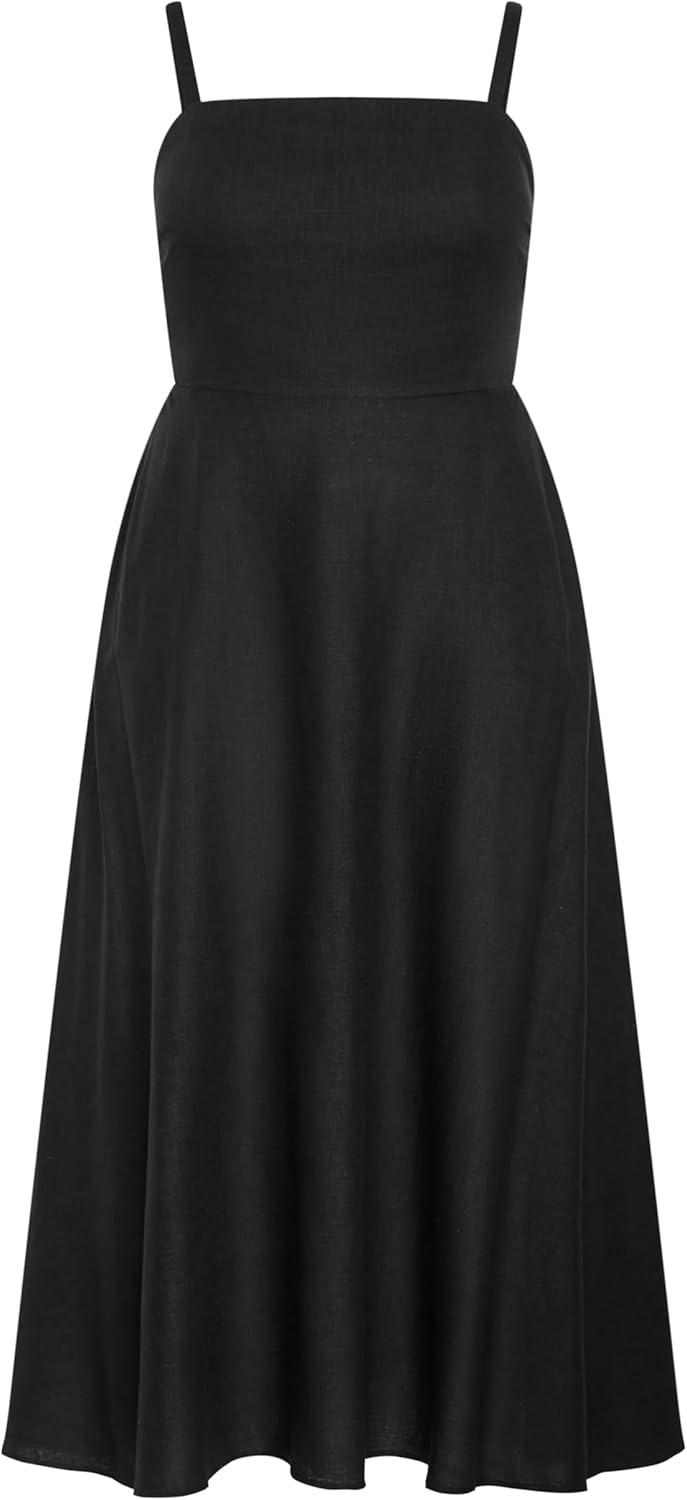 image:imageCity Chic Womens Plus Size Simone Plain Maxi DressBlack