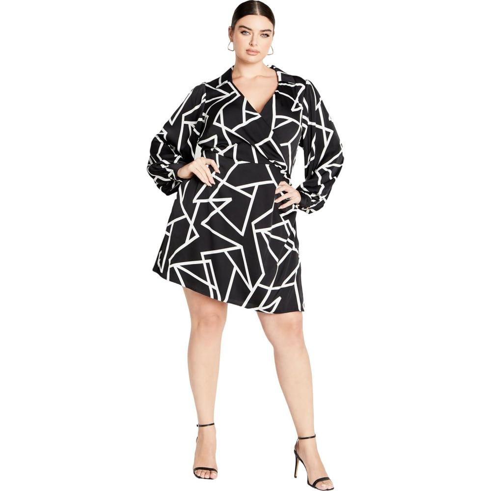 image:imageCity Chic Womens Plus Size Dress Frances PRTGeo Prt