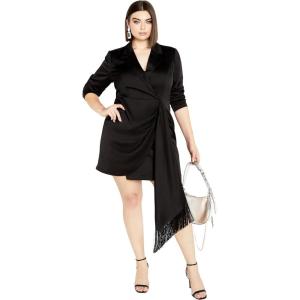 City Chic Women’s Plus Size Elora Dress(Black)