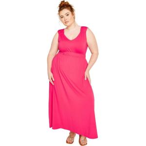 City Chic Women’s Plus Size Lani Maxi Dress(Watermelon)