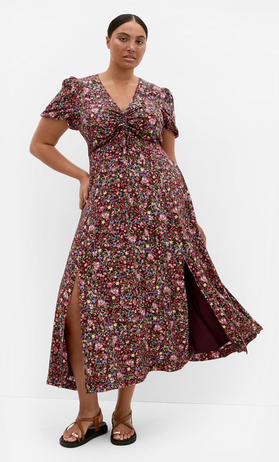 image:imageCity Chic Plus Size Dress Aliya Prairie Print MaxiRodeo Ditsy