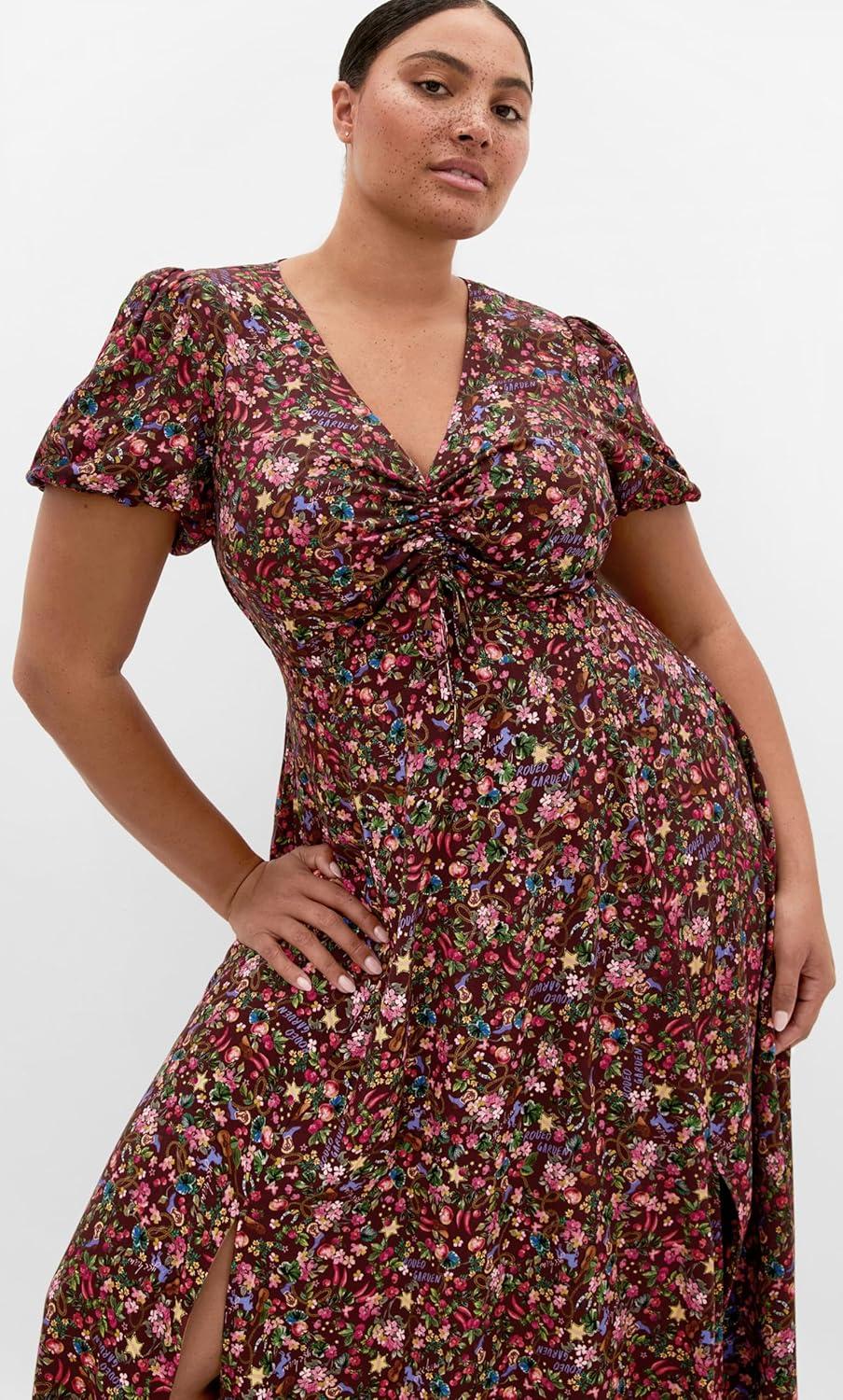 image:imageCity Chic Plus Size Dress Aliya Prairie Print MaxiRodeo Ditsy
