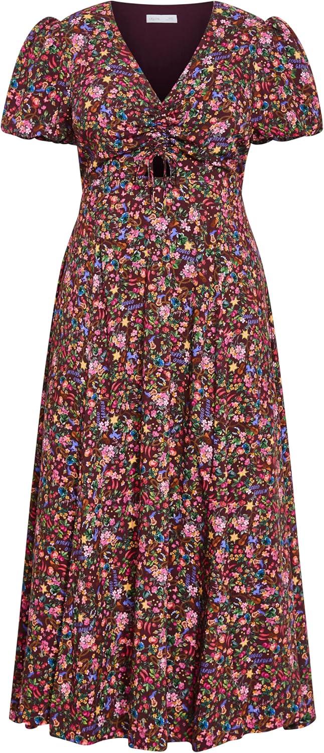image:imageCity Chic Plus Size Dress Aliya Prairie Print MaxiRodeo Ditsy