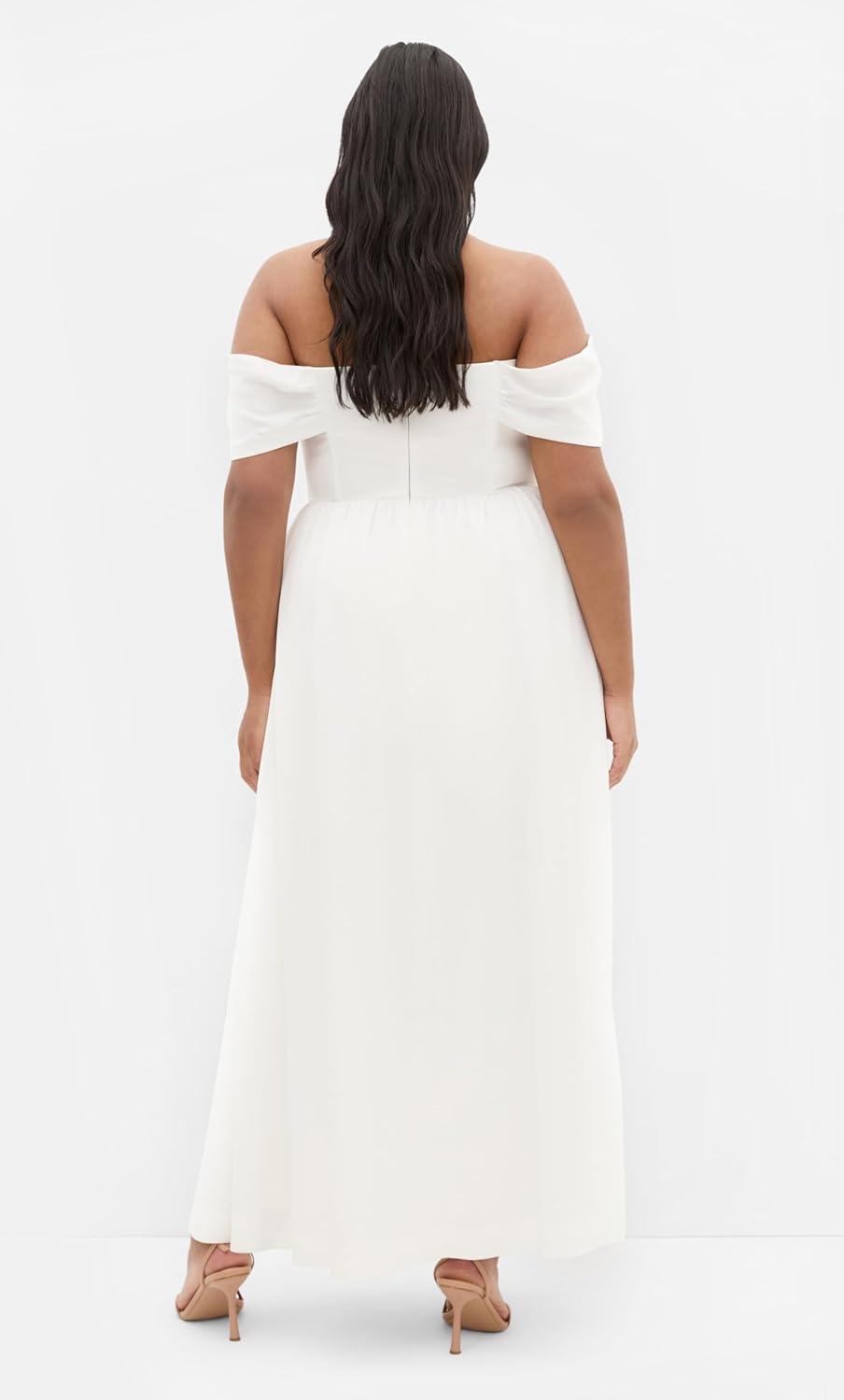 image:imageCity Chic Plus Size Dress Angel Love MaxiIvory