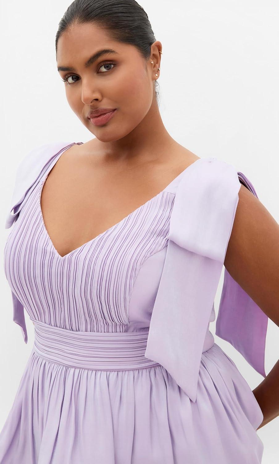 image:imageCity Chic Plus Size Dress Betty Bow MiniLilac
