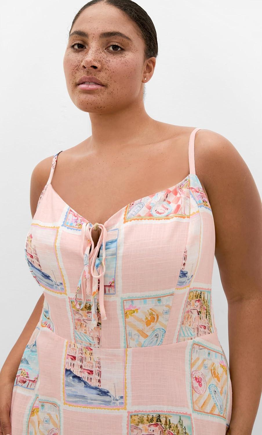 image:imageCity Chic Plus Size Dress Billie Postcard Print MaxiPostcard