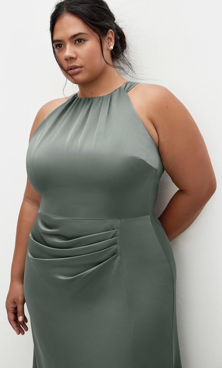 image:imageCity Chic Plus Size Dress Celina Halter MaxiSage